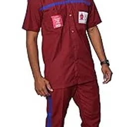 s3 fabrics Men mharoon hp gas delivery boy Uniform Work Wear Protective Coverall-picture-18