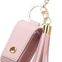 squishy Sanitizer Holder for Bags, Pink Spray Bottle Keychain, Compact Sanitizer Keychain for Travel, Office, Daily Commute, Outdoor Activities, Care-picture-49