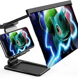 Lipzie [𝟏𝟓 𝐘𝐄𝐀𝐑𝐒 𝐖𝐀𝐑𝐑𝐀𝐍𝐓𝐘] Mobile Phone Screen Magnifier 12" – HD Video Amplifier with Foldable Stand & Holder, Watch 3D Movies Comfortably on a Larger Screen Anywhere-picture-10