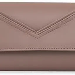rich born Women’s V-Cut Vogue PU Leather Wallet – Elegant Ladies Long Clutch Purse with Multi Card Holder, Stylish Travel, Office, College & Daily Use Wallet for Women (Caramel)-picture-32