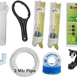 Ro Spare kit (Pack of 10) with 2-Nexus Spun Filter, Digital Timer & 2-Meter Pipe for RO/UV/UF Purifiers-picture-11