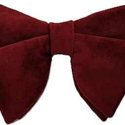 voici Men's Velvet & Satin oversized Bow & Pocket Square Tie Black Color Free Size best for Tuxido dinner jackets-picture-5