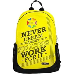 stolt BOLT Casual Backpack Bag for School, College 30L | Backpack with Padded Laptop Sleeve | Water-Resistant, Padded Straps, Side Bottle Pocket Travel Bag for Boys, Girls, Men & Women (Dream Quote)-picture-31