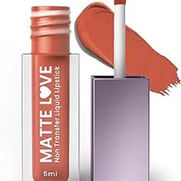 Hilary Rhoda Matte Love Non Transfer Liquid Lipstick | Lightweight & Matte Finish | Waterproof Lipstick for Women | Long Lasting & Non-Drying Lipstick | 5ml (Buff Nude - Shade 01)-picture-50