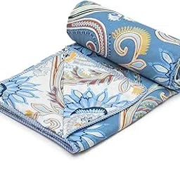 Super Soft Cotton Printed Dohar | AC Blanket | Quilt/Duvet for Single Bed 60x90in- Value Pack for Home, Hotels, Hostels, PGs & Wholesale Ideal for Diwali Gifting - Design 6-picture-28
