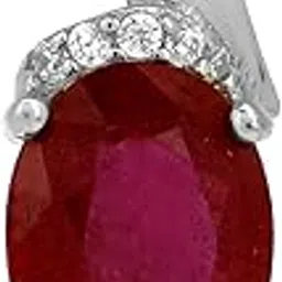 zisthi 925 Sterling Silver Ruby Promise Pendant for Women & Girls-picture-13