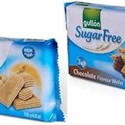 Gullon Assorted Sugar Free Wafers 180g - Vanilla and Chocolate Flavor-picture-23