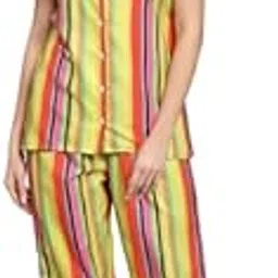 sephani Women’s Printed Pajama Set – 100% Recycled Poly Silk Sleepwear Collection for Comfort & Style-picture-23