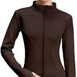 venzina Women's All-Weather Running Jacket Windproof, Fleece Lined & Slim Fit Thermal Sports Coat for Gym, Cycling, Commuting & Winter Trekking-picture-18