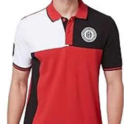 giordano Men's Colourblocked Polo Collar Pure Cotton Short Sleeves Slim Fit T-Shirt-picture-27