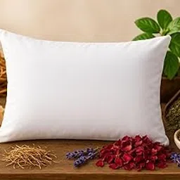 KAVI Dreams Herbal Aromatherapy Pillow, 53x39 cm, with Garlic Skin, Vetiver, Lavender, Rose Petals and Holy Basil-picture-45