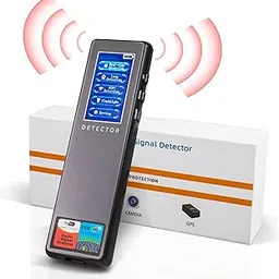 Hidden-Camera-Detectors, GPS Tracker RF Signal Scanner Listening Devices Finder Wireless for Travel,Car, Bathroom,Office, Hotel, Airbnb (Black)-picture-31