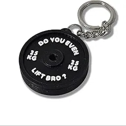 D&D 2 Pcs Gym Weight Plate Keychain for Fitness Enthusiasts | Ideal Gift Keychain for Workout Lovers Gym Goers, Bodybuilders & Athletes-picture-15