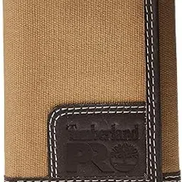 timberland pro Men's Canvas Leather Trifold Wallet with Zippered Pocket-picture-17