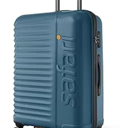 safari Insignia 8 Wheels 81cm Large Size Check-in Trolley Bag, TSA Lock, Hard Case Polycarbonate, XL Size International Travel Luggage, Suitcase for Travel, Trolley Bags for Travel, Ink Blue image 1