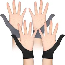 Ramede 2 Pairs Adult Thumb Guard Habit Stop Thumb Sucking Black and Grey Finger Guard Glove for Helping Stop Hair Pulling and Skin Picking-image-32