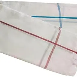 Cotton Kerala Bath Towels (Thorthu) Gamcha Quick Dry, High Absorbency, Lightweight Pack of 2 Pcs (Brown & Blue)-image-22