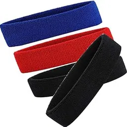 R-LON Workout Headband for Women & Men - Moisture Wicking & Non-Slip Exercise Hairband or Sports Sweatband -Ideal for All Sports Like Tennis, TT, Badminton, Running and Yoga (4 PC) a45-image-88