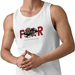 dab shark Men's Super Combed PolyCotton Rib Round Neck Slim Fit Sleeveless Vest with Extended Length for Easy Tuck-picture-11