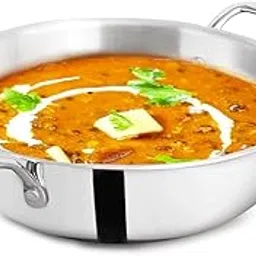 ADISANMATI - Triply Stainless Steel Kadai for Kitchen with Induction Base Kadhai and Heavy Duty Kadhai (1L (20 cm))-picture-28