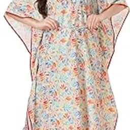 piu Women's Premium Kaftan Nighty for Women-picture-26
