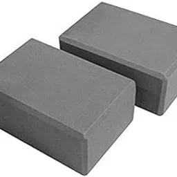 UPYOGA Foam Yoga Blocks (Set of 2) High-Density EVA Block to Support Improve Strength Aid Balance and Flexibility-Lightweight Odor Resistant and Moisture-Proof Yoga Belt (EVA) (Grey)-picture-24