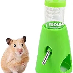 Sage Square Water Bottle with Stand Cum Hideout Cum Hide House for Hamster / Dwarf / Gerbil / Mice / Guinea Pig / Ferret / Rabbit (Green)-image-16