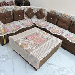 Sofa Cover Sets | Stylish Home Décor | Dustproof, Washable & Stretchable Fabric|HUB-P167-image-38