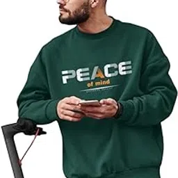 eshami Men Regular Fit Crew-Neck Sweatshirt-picture-19