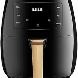 Air Fryer 4.5L Quick Easy Meals Non Slip Handle Portable for Household Party Black image 1