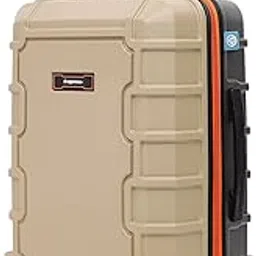 Arbor 66Cm (Medium)|Check-In Trolley Bag|Sustainable Hardsided 4 Spinner Wheel Luggage|Secure Combination Lock|Scratch Resistant Polyester Suitcase For Men & Women|2000 Days Warranty(Beige)-image-45