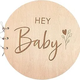 BNF Baby Advice Guest Book Guestbook Round Baby Shower Guest Book for Boys Girls | Baby | Keepsakes & Baby Announcements | Baby Books & Albums-image-86
