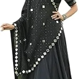Women's Fully Stitched Black Chaniya Choli For Navratri-picture-27