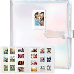 640 Pockets Photo Album for Fujifilm Instax 11 12 9 40 Mini Camera, Polaroid Camera, Photo Album for Fujifilm Instax Mini Evo Liplay 90 8 7+ Instant Camera, Polaroid HP Zink 2x3" Photos(Magic Silver)-picture-23
