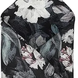 van heusen Men Black Print Party Pocket Square-picture-34