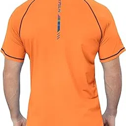 Men's Swim Shirts Short Sleeve Quick Dry UPF 50+ Sun Protection Rash Guard Beach Fishing T Shirts-image-10
