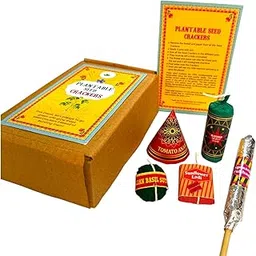 Sow and Grow Plantable Seed Crackers | Set of 5 Diwali Themed Seed Bombs | Beej Pataka | Diwali Seed Balls-picture-12