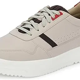 Mens Sneakers | Casual Shoes | Cone Heel Lace-Up Sneakers for a Unique Look |Experience Comfort & Style with Soft Cushioned Insole | Trendy Lace-Up Design Sneaker (2565)-image-86
