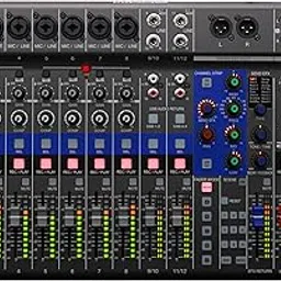 Zoom Livetrak L- 12 Live Sound Mixer With USB Connection, Black-picture-42