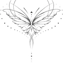 Simply Inked Sparkling Butterfly Semi Permanent Tattoo, Designer Semi-Permanent Tattoo for Girls Boys Men Women waterproof Sticker Size: 2.5 x 4 inch l Blue Black l 2g-picture-22