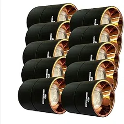 TB Technobeam 12 Watts Surface Cylinder Light Black Body Rose Reflector Warm White - 3000K Led Round Indoor Ceiling Mounted Spot Light Down Light Pack of 10-picture-31