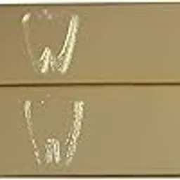 Gold Toned Etched Dentist Tooth Collar Stays-picture-18