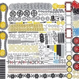 Habow adults 852pcs Technic-Parts Gears-Axle-Pin-Connector Building Blocks Compatible with Lego-Technic, Link Frame Joints Differential Motor Kit, MOC Parts for Toy Building Set-picture-16