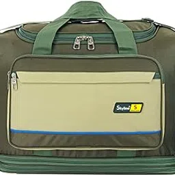 skyline Polyester 75 Ltrs Without Wheel Travel Duffel Bag for Men Women (Green)-picture-15