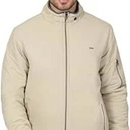 cantabil Solid Beige Full Sleeves Mock Neck Regular Fit Men's Casual Reversible Jacket | Casual Winter Jackets for Men | Mens Jackets for Winter Wear (P_MJKT00238)-picture-14