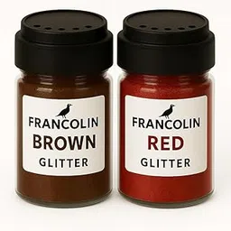 Francolin Glitter | Brown & Red | Resin Art | Glitter – Shimmer for Epoxy, Tumblers, Slime & Nail Art – Cosmetic Grade – 75g*2-image-59
