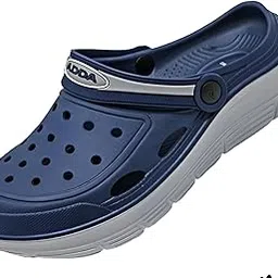 adda Men's Stylish Casual Sports Clogs/Sandals with Adjustable Back Strap for Adult | Comfortable & Lightweight| Stylish & Anti-Skid| Waterproof & Everyday Use Mules for Gents/Boys image 1