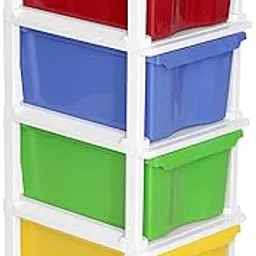 Cutting EDGE Multipurpose 4XL Modular Drawer System for Parlor, Office, Makeup Kit, Doctors, School, Home, Cosmetic, Dressing Table, Brush Kits Organiser (4 Layers, Multicolor, Big)-image-38