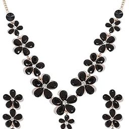 youbella Jewellery Sets for Women Crystal Choker Necklace Jewellery set with Earrings For Girls/Women-picture-7