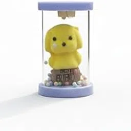 Magical Treazure Cute LED Dog Capsule Night Light – 9cm Mini Battery Operated Lamp with Warm Red Glow for Kids & Home Decor (Dog)-picture-10